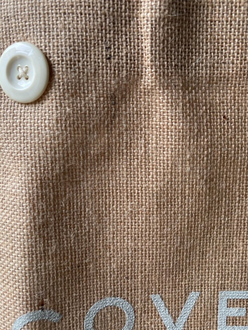 The Cove Atlantis in the Bahamas-tan jute burlap beach bag - Picture 6 of 7